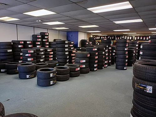 vast selection of tires